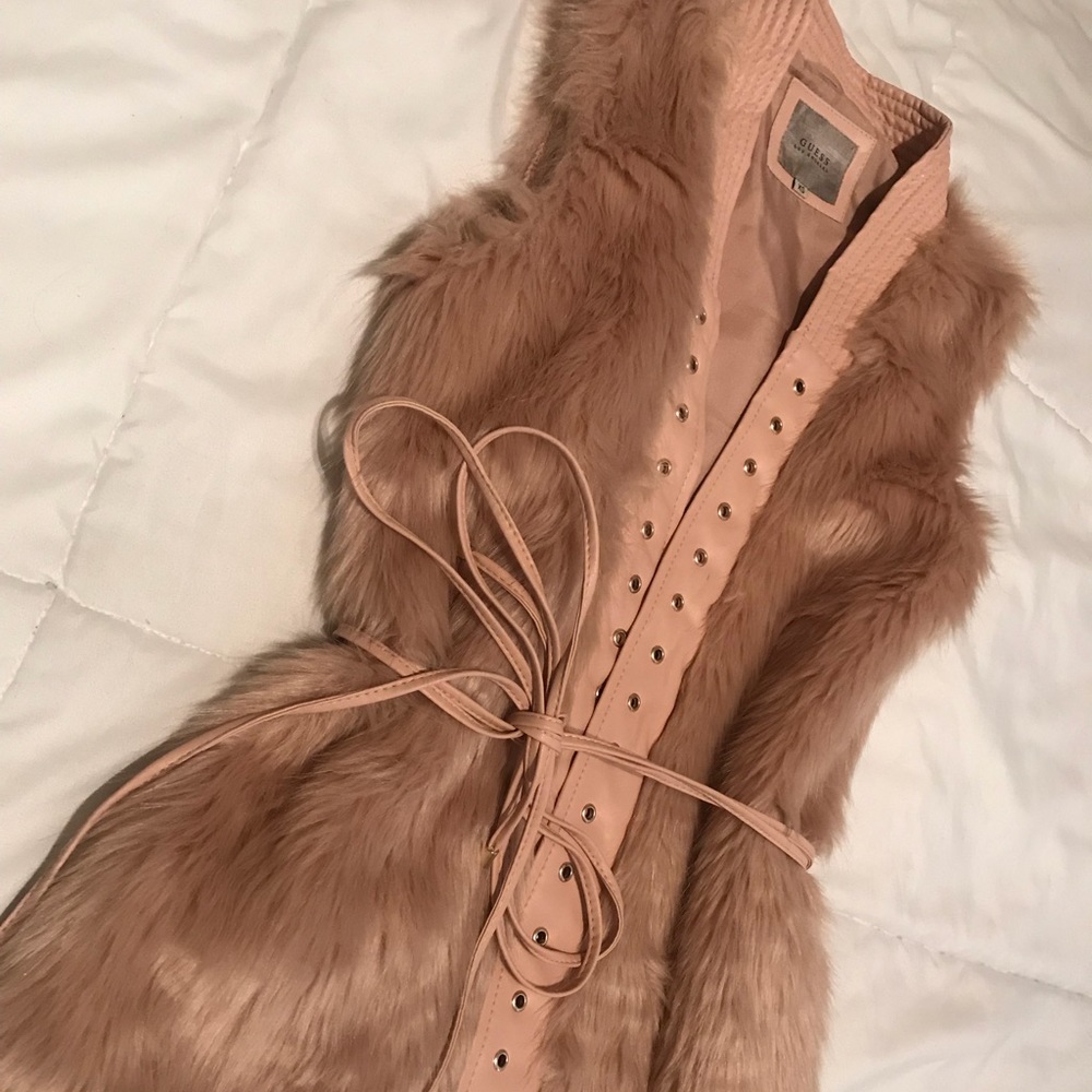 Guess faux fur vest